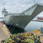 About 200 BAE Systems employees, subcontractors, RAN crewmembers and Defence reps will be on board to support the trials, which are expected to last 10 days. BAE Systems photo