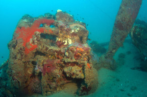 An engine mount from Catalina 24-25 found in waters off Cairns, Queensland. Image supplied courtesy of Kevin Coombs, Cairns.