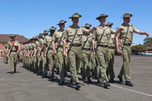 Soldiers from Charlie Company, 7RAR