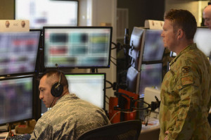 RAAF air-battle management specialists are embedded in the US Air Force's 727th Expeditionary Air Control Squadron, colloquially known as Kingpin. Photo by TSGT Frank Miller