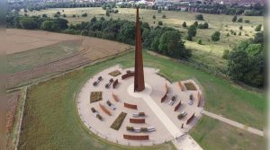 International Bomber Command Centre Memorial Spire. Official photo.