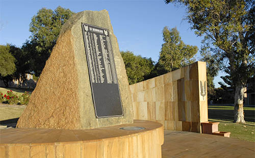 The Special Air Service Regiment Memorial, commonly called "The Rock".