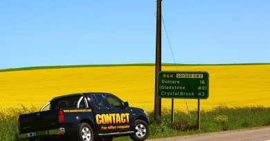 CONTACT Magazine's company car 'Bruce' on the road to South Australia. Photo by Brian Hartigan