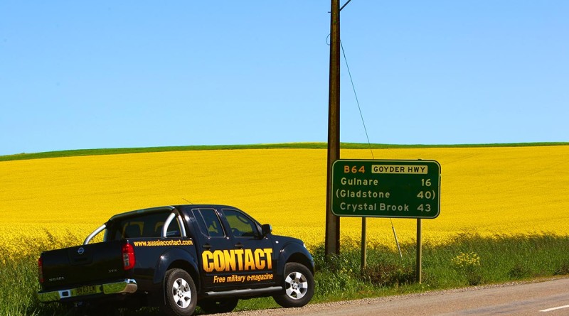 CONTACT Magazine's company car 'Bruce' on the road to South Australia. Photo by Brian Hartigan