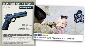 JUST SAYING.... Australian soldiers have been issued the 9mm Browning since anyone can remember (probably the 1950s). The Kiwi's bought the Sig Sauer P226 in 1992 and are now replacing it with the Glock 17 because 'it's due'.