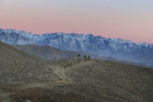 Afghan sunrise, Christmas Eve 2015, by Corporal Oliver Carter