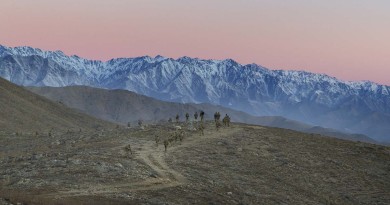 Afghan sunrise, Christmas Eve 2015, by Corporal Oliver Carter