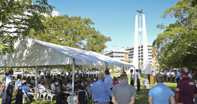 Commemoration Ceremony in Cairns for Catalina A24-25.