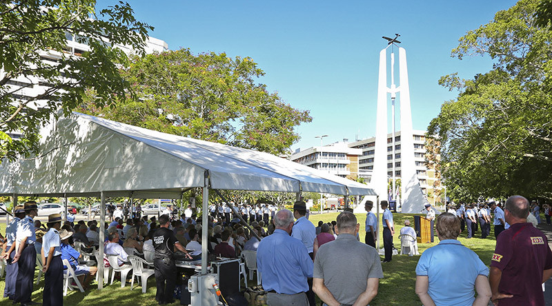 Commemoration Ceremony in Cairns for Catalina A24-25.
