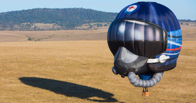 RAAF's new balloon. Photo by Leading Aircraftwoman Katharine Pearson