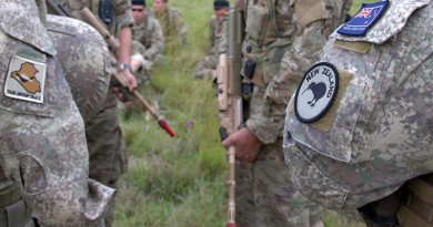 File photo - NZ Army soldiers train in Australia before deploying to the Middle East.