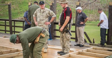 MAJGEN Tim Gall visits NZDF work sites on the island of Vanua Balavu in the northern Lau group, Fiji. NZDF photo