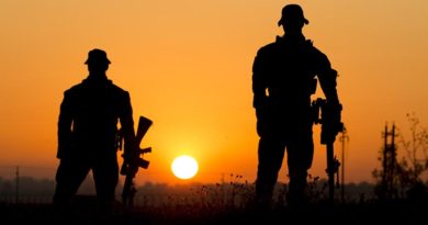 Australian Army snipers from Force Protection Company at the Taji Military Complex, Iraq. Photo by Corporal Jake Sims