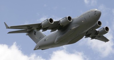 C-17A Globemaster file photo by Flight Sergeant Glen McCarthy