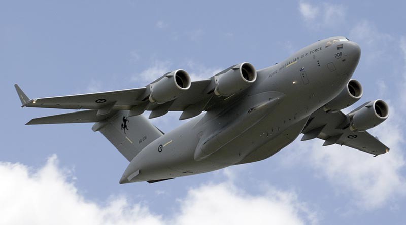 C-17A Globemaster file photo by Flight Sergeant Glen McCarthy