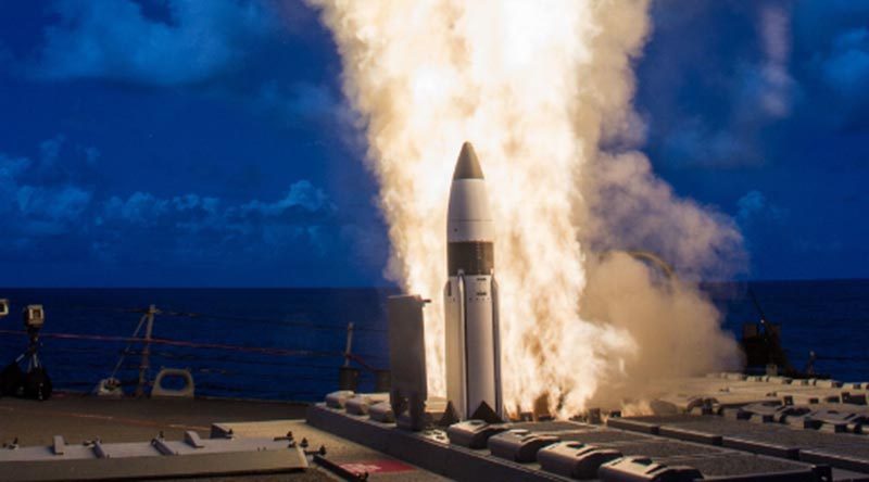 Photo courtesy of Missile Defense Agency. (PRNewsFoto/Raytheon Company)