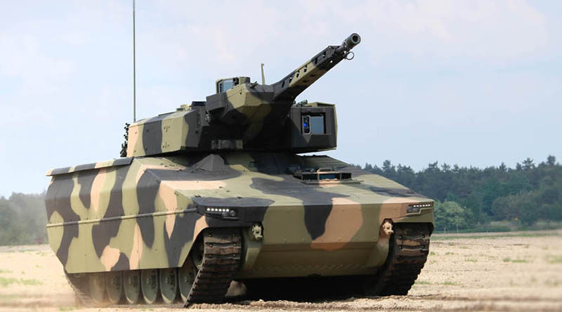 Rheinmetall Lynx in AusCam colour scheme