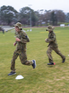 Australian Air Force Cadet Elliot Carey running to the next obstacle during battle PT at the Australian Defence Force Academy. *** Local Caption *** Australian Air Force Cadets (AAFC) from No 2 Wing commemorated the 75th anniversary of the AAFCs with a tour of military establishments and museums/memorials in Williamtown, Canberra and Sydney. The Australian Air Force Cadets (AAFC) is a youth oriented organisation that is administered and actively supported by the Royal Australian Air Force. The AAFC teaches you valuable life skills and will help you develop qualities including leadership, self reliance, confidence, teamwork and communication. Their fundamental aim is to foster qualities that will enable cadets to become responsible young adults, who will make a valuable contribution to the community. Please note the following distinction: Australian Air Force Cadets (AAFC), along with Australian Navy Cadets and Australian Army Cadets are members of the Australian Defence Force (ADF) Cadets. ADF Cadets are participants in the youth development program conducted by the three services in cooperation with the community but they are not members of the ADF. Officer Cadets (Air Force) and Staff Cadets (Army) are trainee officers undertaking instruction at the Australian Defence Force Academy or the Air Force Officers' Training School or Royal Military College Duntroon, The terms 'ADF Cadets', 'Officer Cadets' and 'Staff Cadets' are not interchangeable. Trainee naval officers are not cadets; they are commissioned officers with the rank of Midshipman.