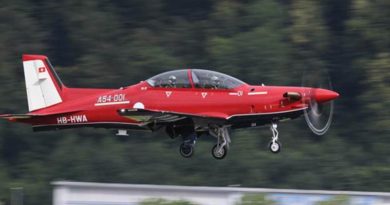 A54-001 – Australia's first Pilatus PC-21. Photo supplied