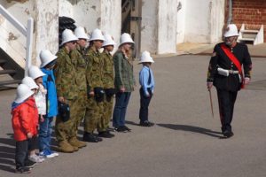 Some cadets ‘volunteered’ to receive traditional 19th-century drill training from the Garrison Sergeant-Major