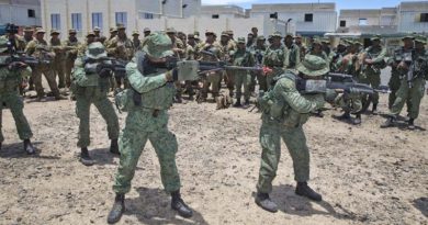 Singapore Army soldiers demonstrate urban assault techniques at Shoalwater Bay Training Area. File photo by Corporal David Cotton.