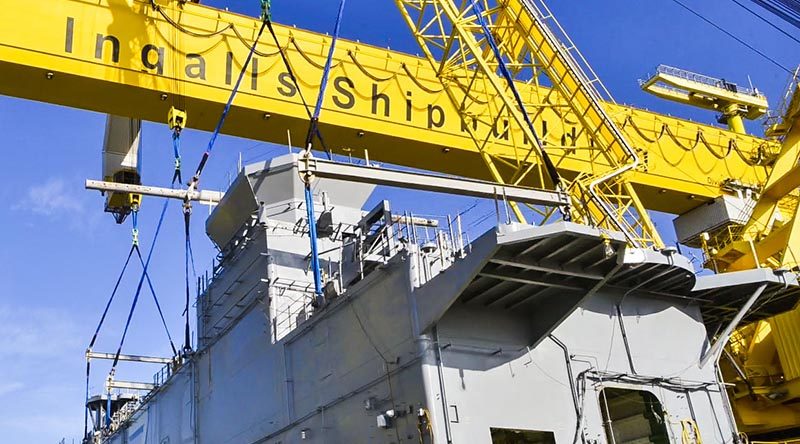 US military shipbuilder Huntington Ingalls Industries announces a Canberra office.