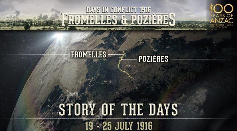 A new educational app about the First World War Battles of Fromelles and Pozières to mark their 100th anniversaries this year.