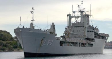 File photo – HMAS Tobruk. Photo by Able Seaman Helen Frank.