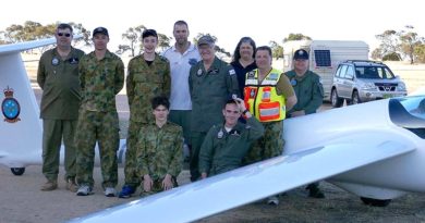 Cadets and staff of the December Gliding Camp at Balaklava