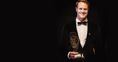 Curtis McGrath – 'Sportsman of the Year' at the World Paddle Awards.