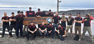 he 17-member Light Engineering Team led by Lieutenant Cam Gurney (front row, left). NZDF photo.