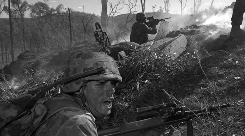 Soldiers from 1RAR participate in Exercise Balmoral. Photo by Corporal Belinda Mepham.