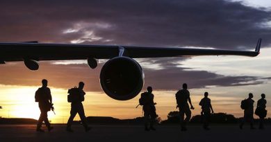 2016 FILE PHOTO: United States Marine Rotational Force - Darwin arrive at Darwin Airport. Photo by Able Seaman Kayla Hayes.