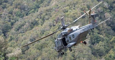 A New Zealand Air Force NH90 helicopter. NZDF photo.