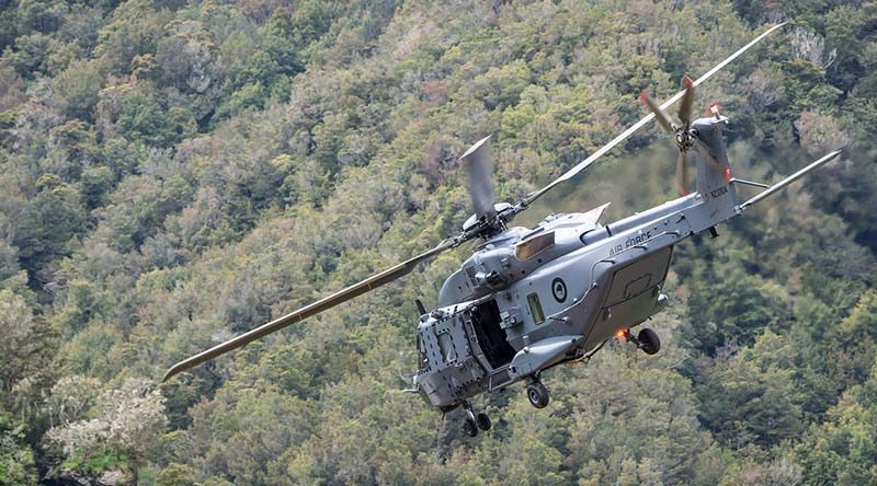 A New Zealand Air Force NH90 helicopter. NZDF photo.