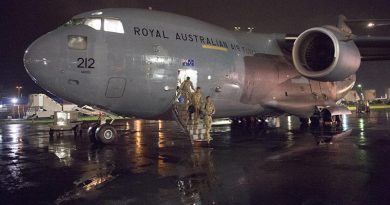 New Zealand Defence Force troops from the fourth rotation to Iraq arrive home.