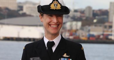 Lieutenant Commander Gray – the new commander of HMNZS Otago. Photo by Mike Millett, AirflowNZ