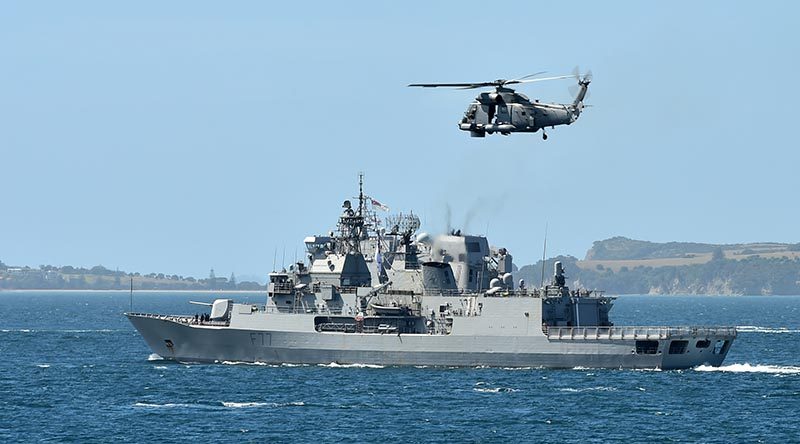 NZDF file photo HMNZS Te Kaha.