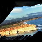 6 Wing cadets get a unique view of the limestone cliffs of Adelaide’s southern coastline, looking south towards Port Willunga.