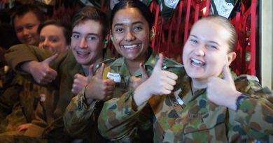 Cadets from 6 Wing AAFC enjoy a C-130J air-experience flight. Photos by PLTOFF (AAFC) Paul Rosenzweig