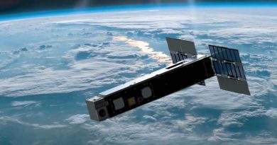 Biarri-Point satellite in space (artists impression).