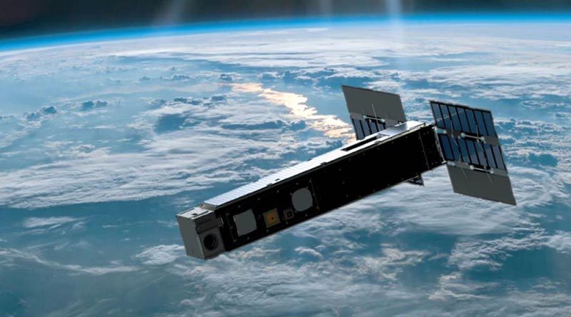 Biarri-Point satellite in space (artists impression).