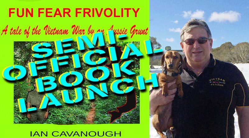 Ian Cavanough launches "Fun, Fear and Frivolity" as an e-book.