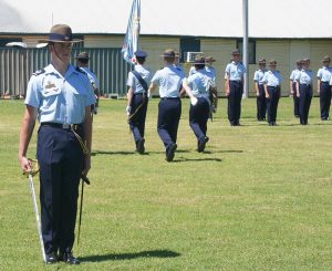 CFSGT Dippy as Parade Warrant Officer for the 604 Squadron end of year parade in December 2016. Image by Pilot Officer (AAFC) Paul Rosenzweig