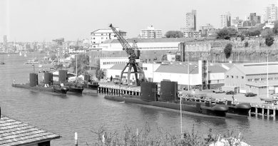 HMAS Platypus, December 1984.