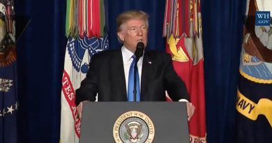 President Donald Trump outlines his new strategy on Afghanistan