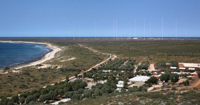 Naval Communication Station Harold E Holt in Exmouth, north-west Australia. Photo by Corporal Nick Wiseman.