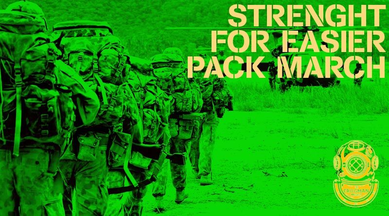 Build strength to make pack marching easier
