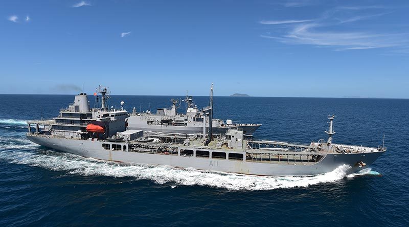 File photo HMNZS Endeavour.