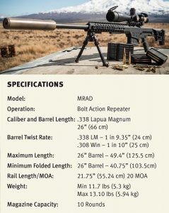 MRAD specifications